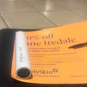 Jane Iredale mascara lash fixation NWT travel size